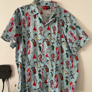 Cakeworthy Disney Who Framed Roger Rabbit casual button-down / aloha shirt
